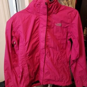 North face pink medium raincoat.